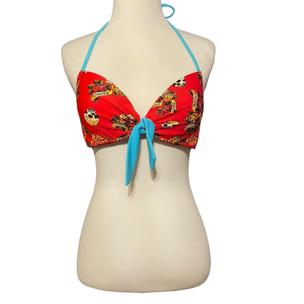 Hot Topic Ed Hardy Styled Bikini Top
